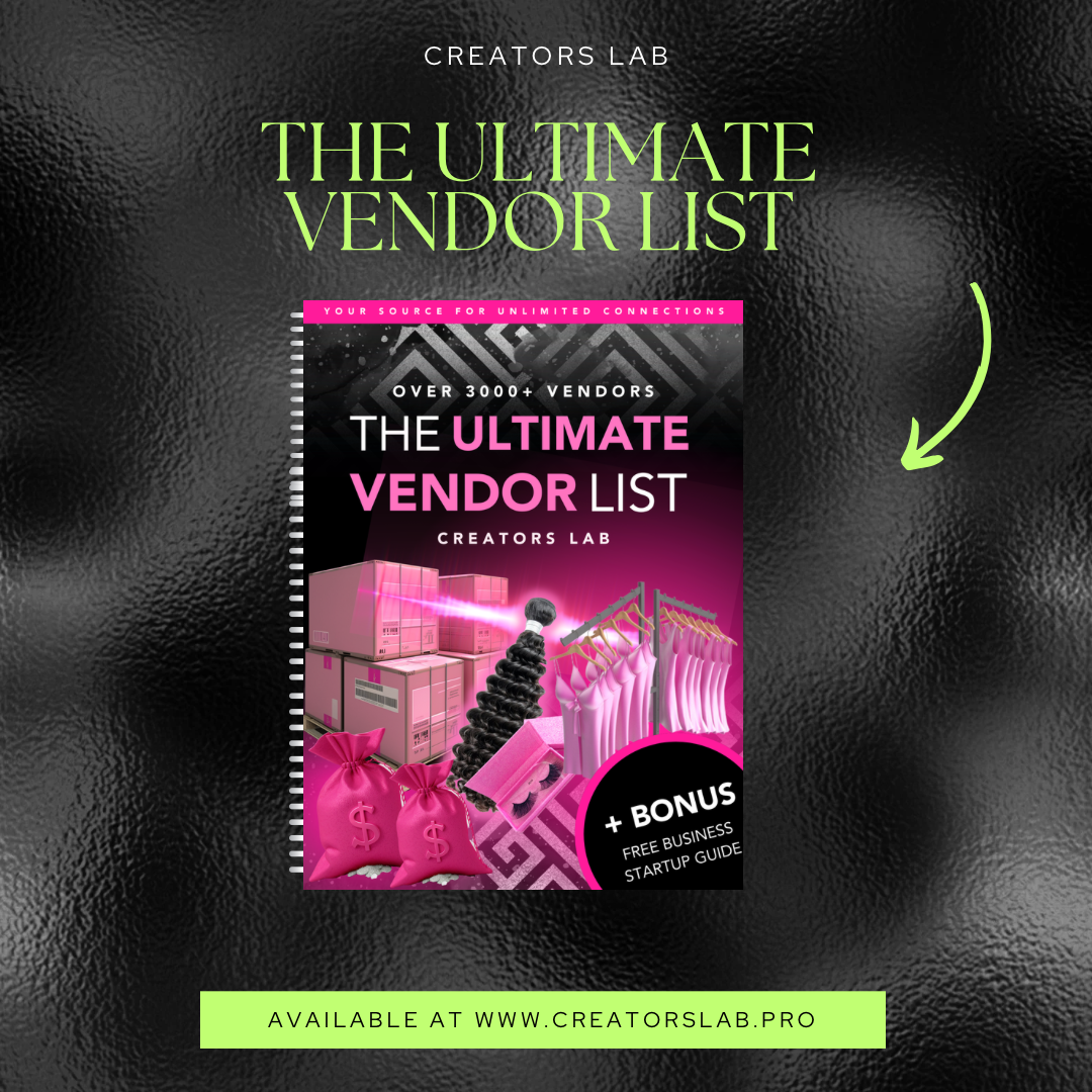 The Ultimate Vendors List